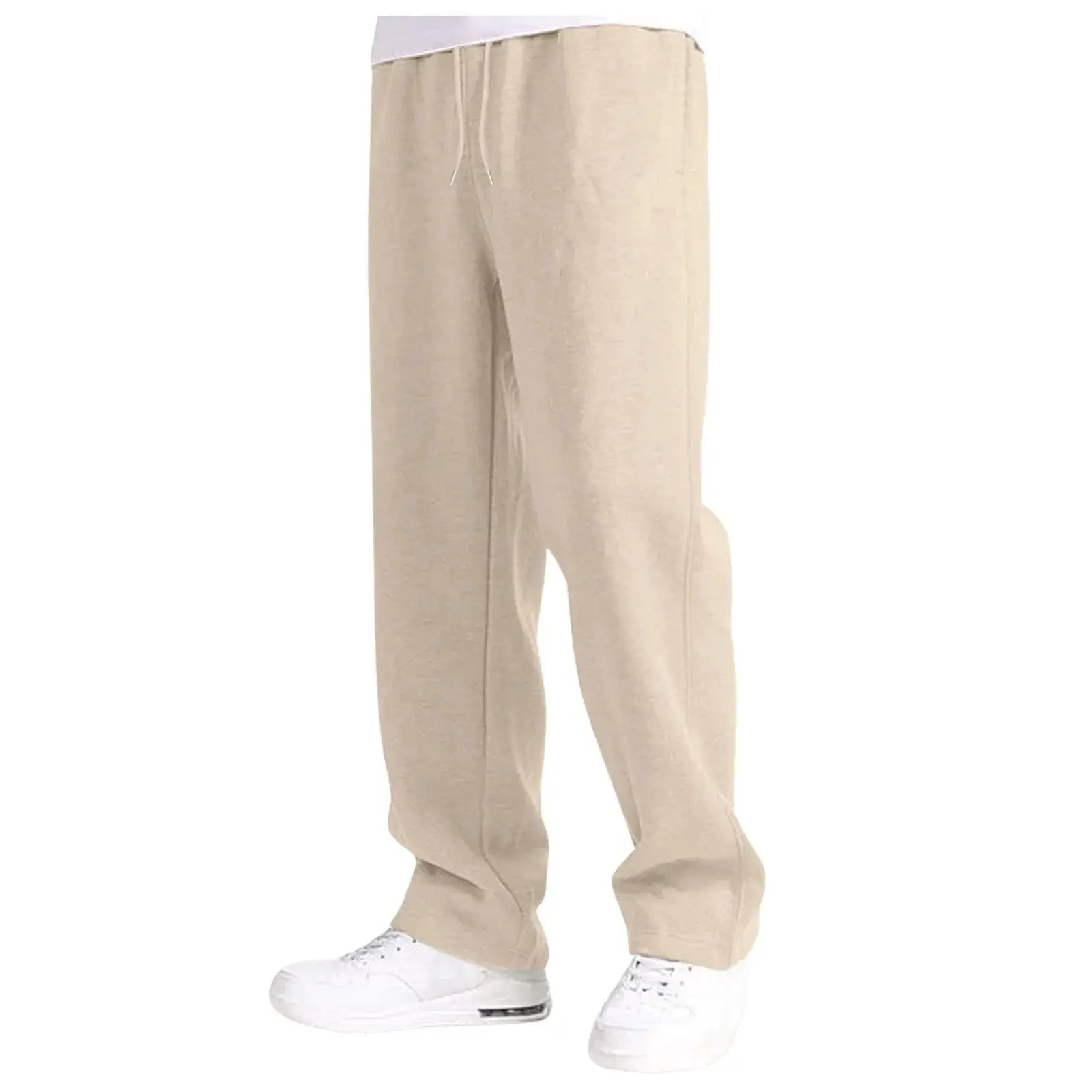 Men's Fleece Sweatpants High Waist Drawstring Joggers - OurLum.com