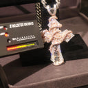 Thorn Cross Pendant Two-tone Rose