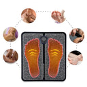 Electric EMS Foot Massager With Gel Pad Portable EMS Muscle Stimulation Massage Mat Improve Blood Circulation Relief Pain Relax