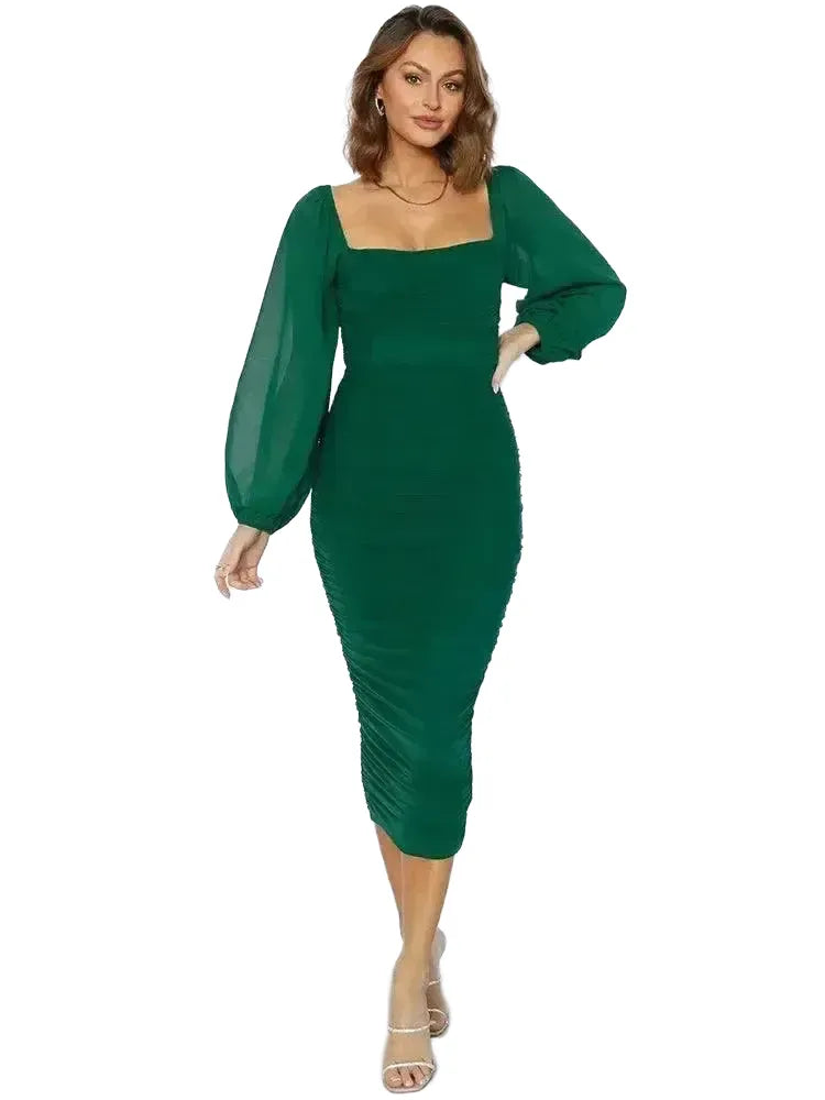 Flattering Mesh Dress for Night Club — product view 1