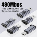 Type C Female to Mini USB Male Adapter