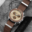 Cadisen Mens Canvas Wristwatch