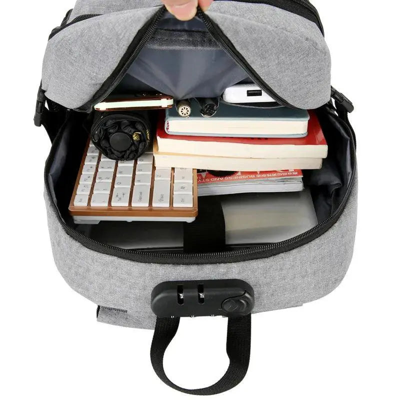 Men's Anti Theft Waterproof Backpack Lightweight Laptop Bag