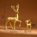 Festive Resin Deer Centerpiece for Home