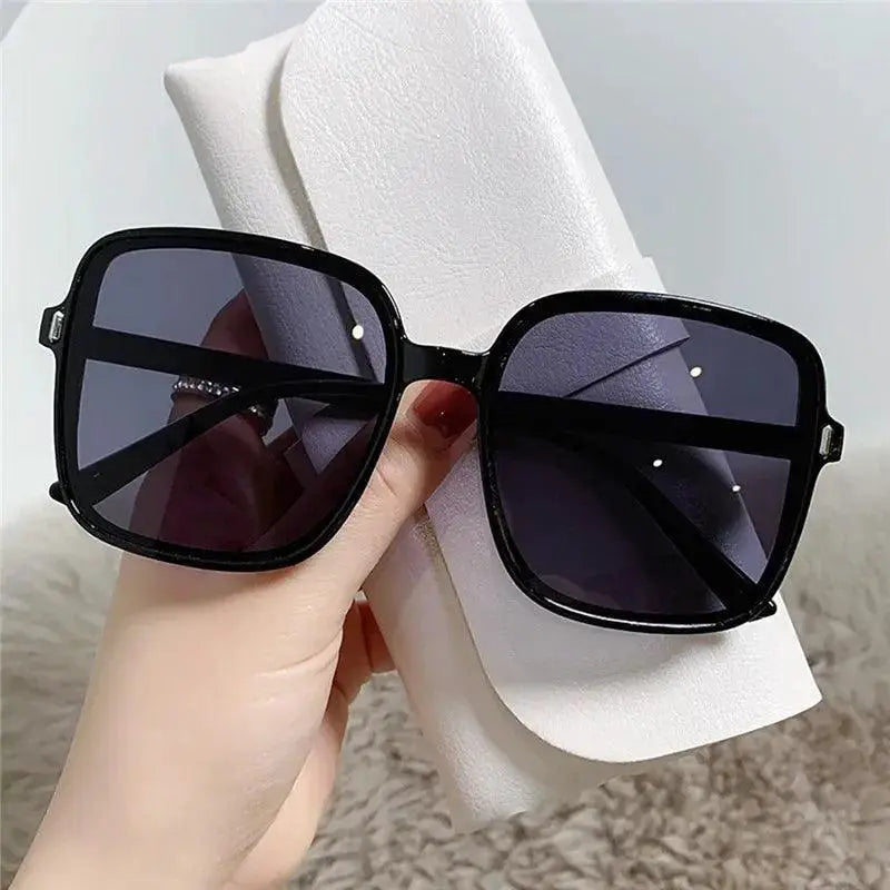 Vintage Inspired Big Square Frame Sunglasses for Women
