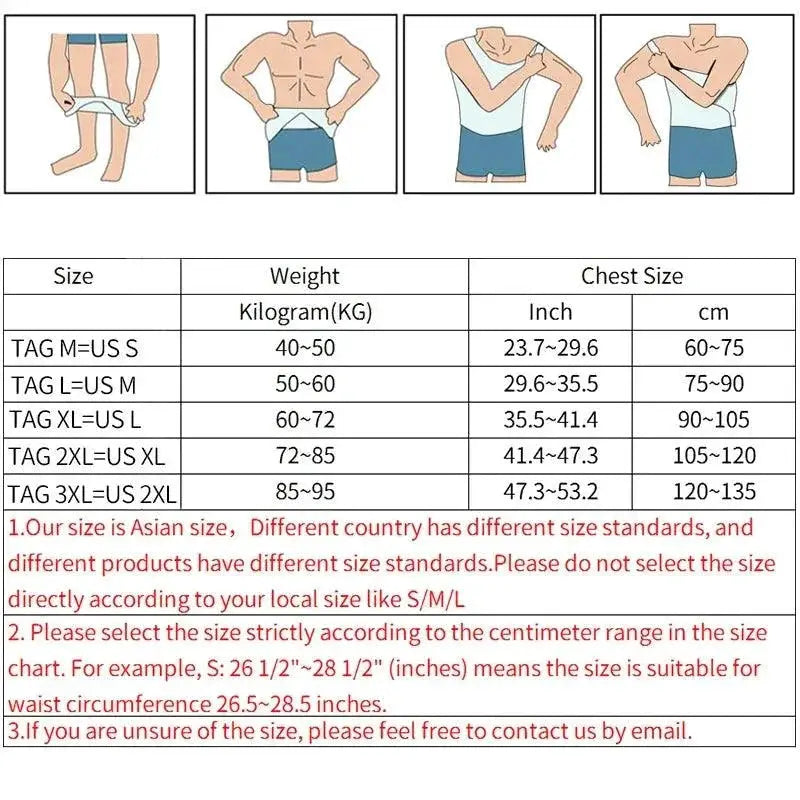 Mens Chest Sculpting Compression Tank Top Posture Support