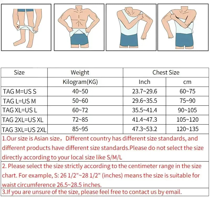 Mens Compression Shapewear Shirt For Gynecomastia Tank Top