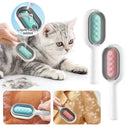 Cat Hair Removal Comb with Disposable Wipes for Grooming