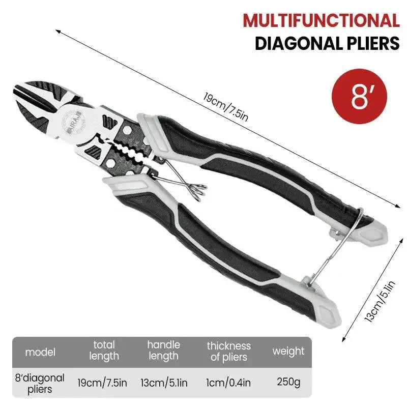 Airaj Professional Diagonal Pliers Wire Cutters Anti Slip