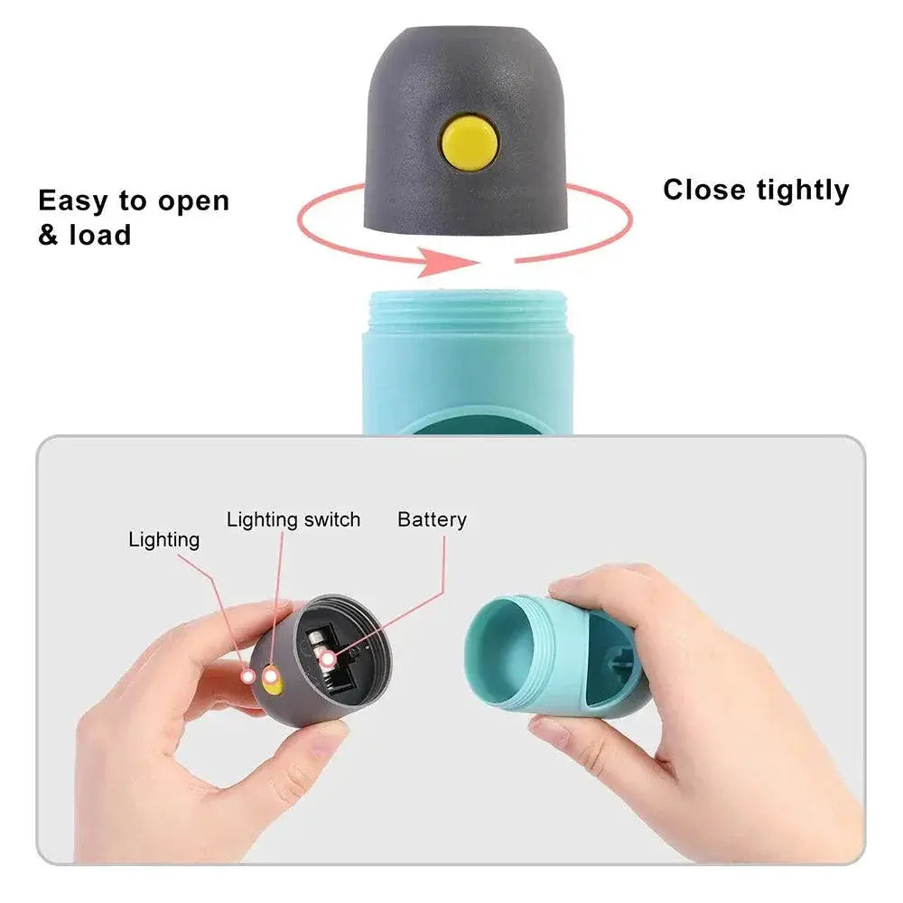 LED Light Pet Waste Bag Dispenser Eco Friendly Solution