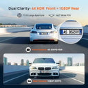 Smart 4K Dash Cam for Drivers Safer Journeys Daily