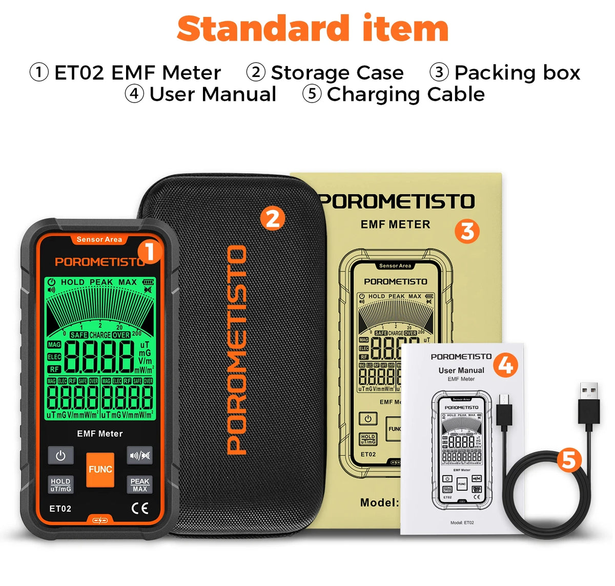 In Electromagnetic Radiation Tester Handheld