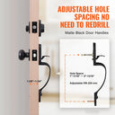 Front Door Deadbolt Handle Set
