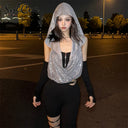 NIBBER Colorblock Hooded Sweatshirt