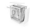 NZXT H7 Flow (2024) Mid-Tower Case - All White-CM-H72FW-01