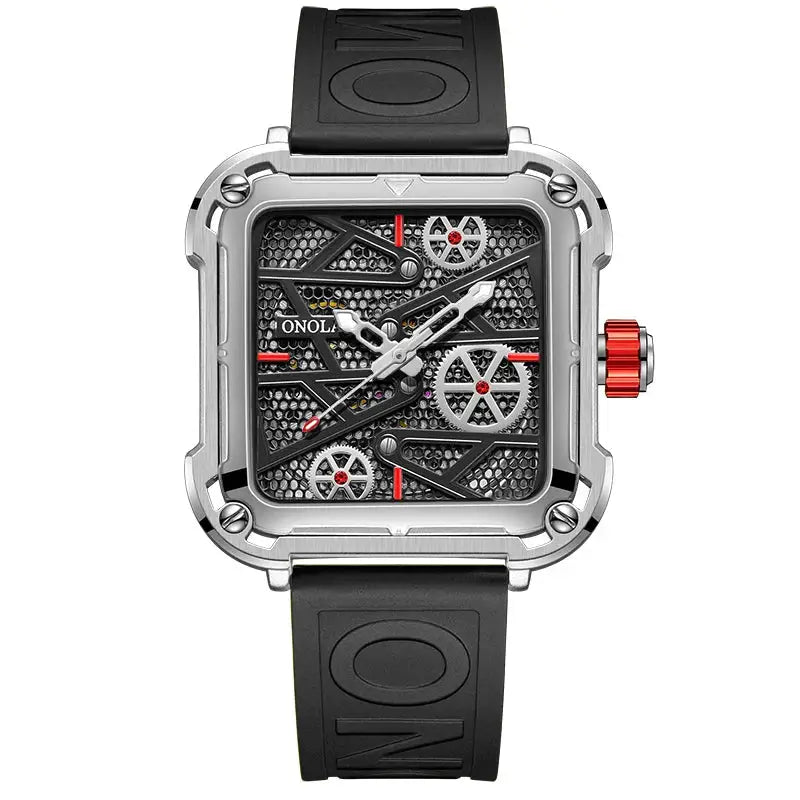 Gold Mens Skeleton Automatic Watch — product image 13