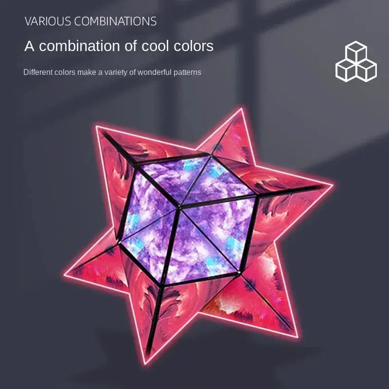 Variety Geometric Magnetic Magic Cube Fidget Toy for Kids - OurLum.com