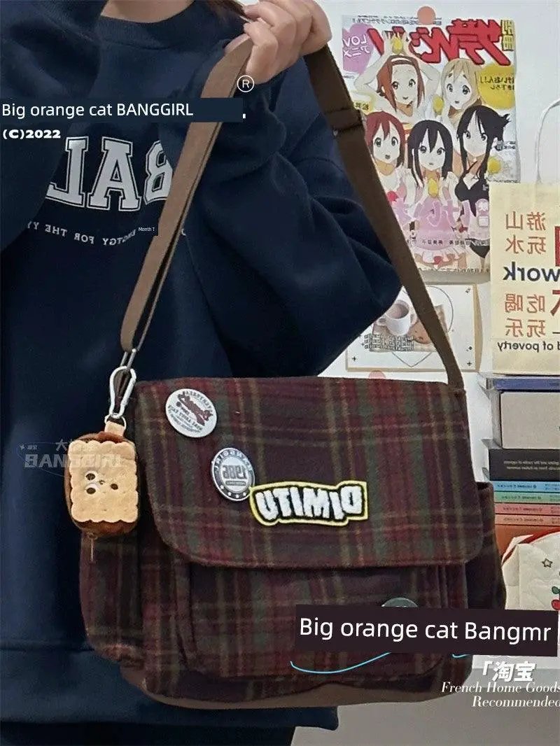 Middle Aged Shoulder Bag Japanese South Korean Fashion Style