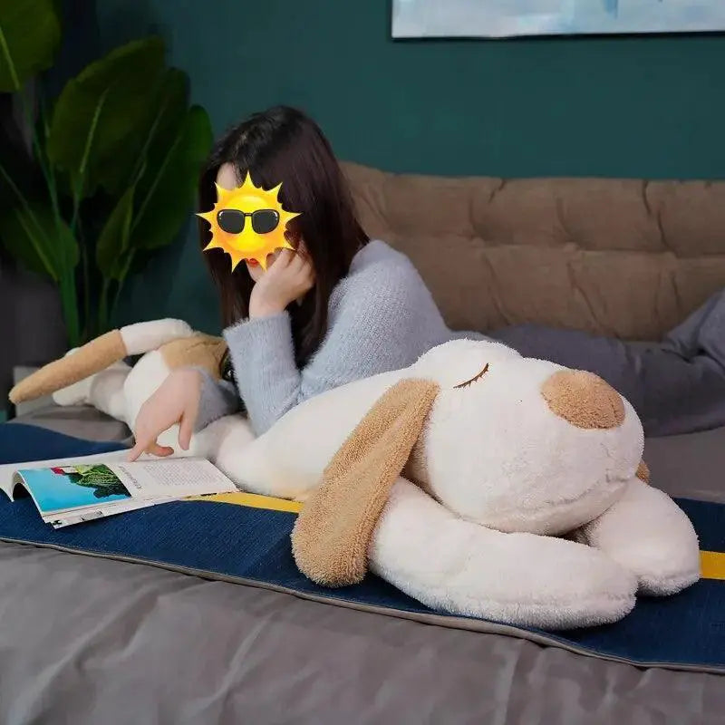 Lovely Soft Dog Plush Pillow Cuddly Gift For Her Cozy