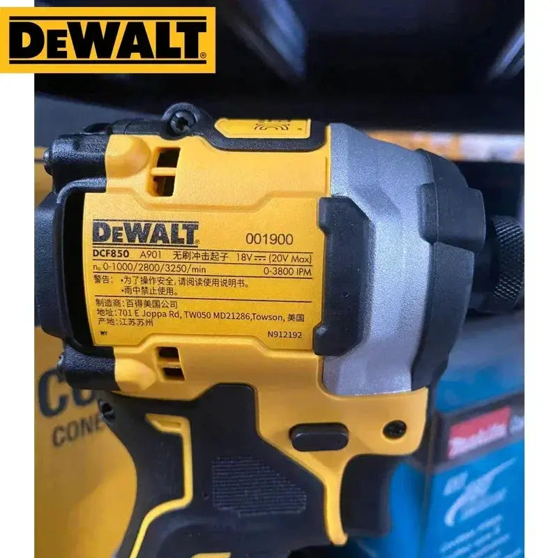 DeWalt DCF850 20V Cordless Impact Driver Kit Powerful Tool