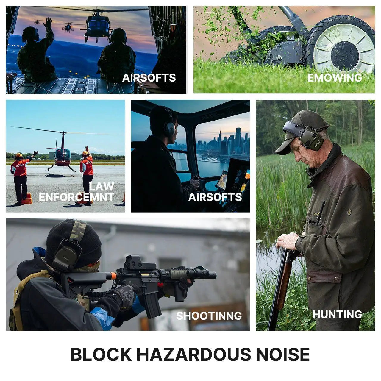 Walker Tactical Electronic Earmuff NRR 23 Decibel Protection