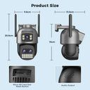Smart Outdoor Dual Screen IP Camera