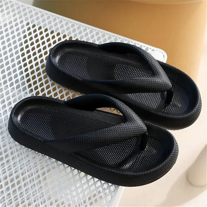 Cloud Comfort Womens Platform Flip Flops Summer Sandals