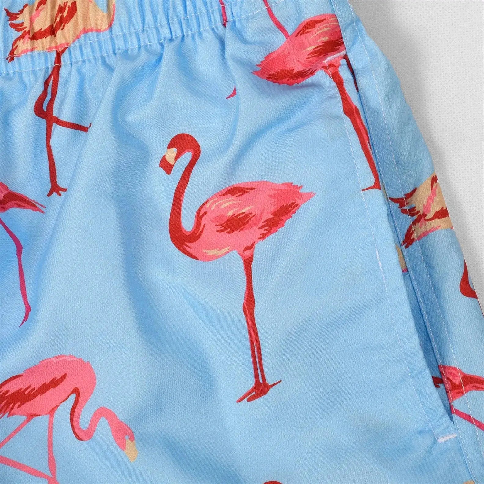 Mens Quick Dry Swim Shorts Animal Print Beach Ready