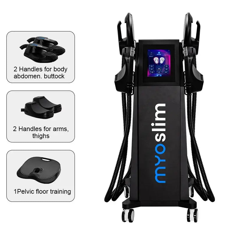MYOslim 6500W EMS Body Sculpting Machine 200HZ Muscle Stimulation for Muscle Development Fat Burning And Weight Loss