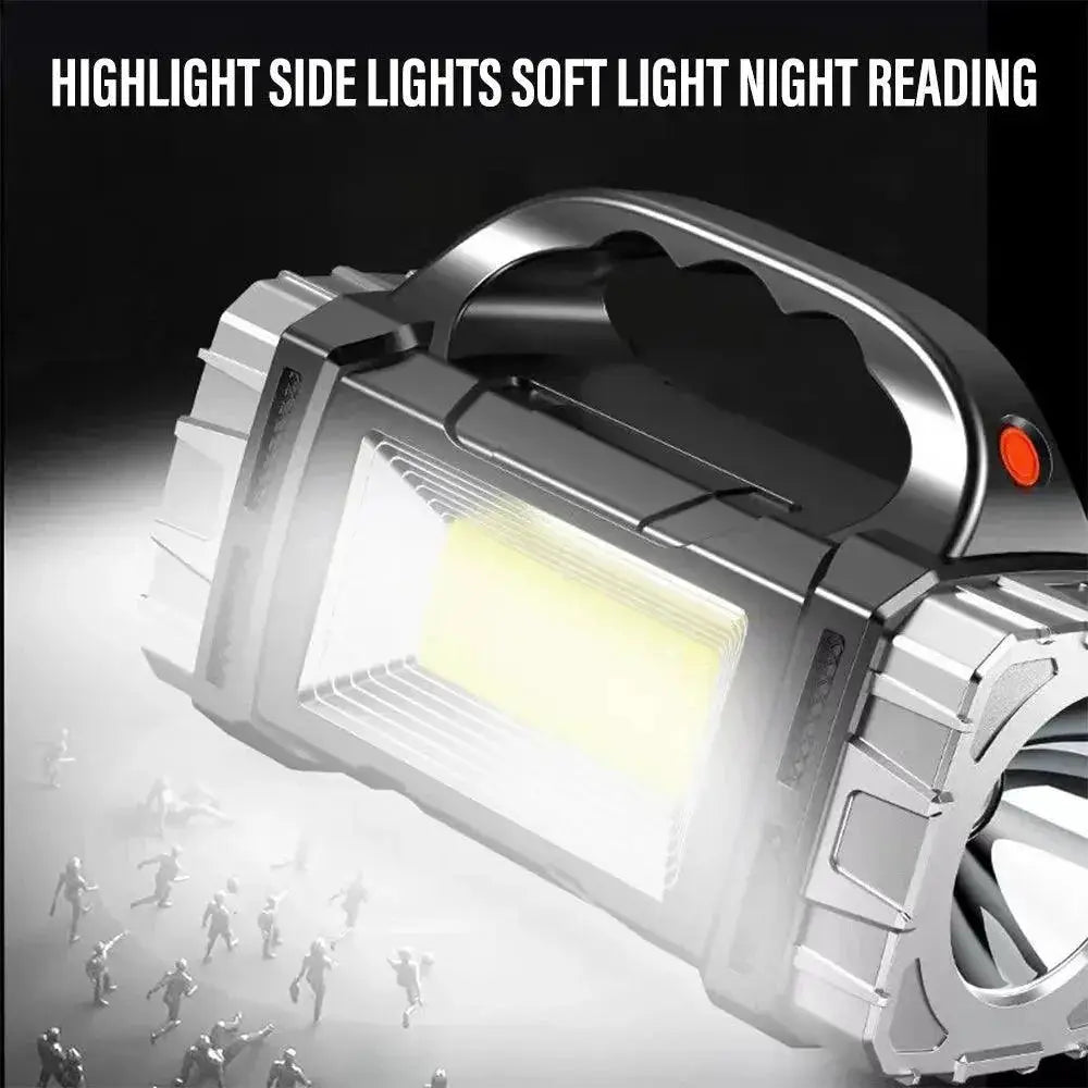 Rechargeable LED Flashlight For Outdoor Adventures Camping