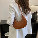 Underarm Tote Bags for Women Luxury Half Moon Hobo Bag