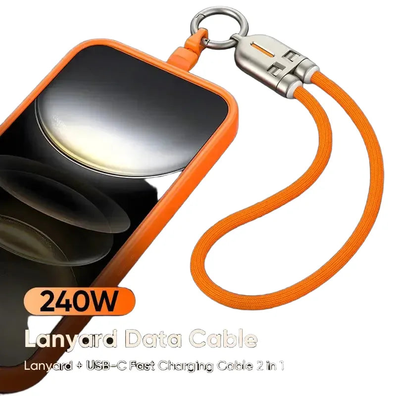 Braided Wrist Cable - Quick Charge — product view 1
