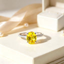 Premium Oval Moissanite Solitaire Ring
