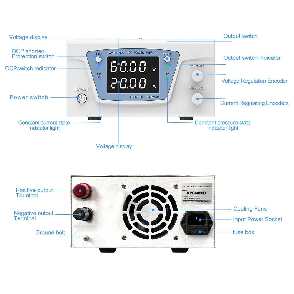 Adjustable Digital DC Power Supply — product view 5