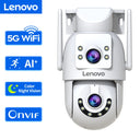 Lenovo 4K WiFi Surveillance Camera Outdoor Dual Lens PTZ IP