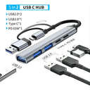 USB C Hub - 8 Port Multiport Docking Station
