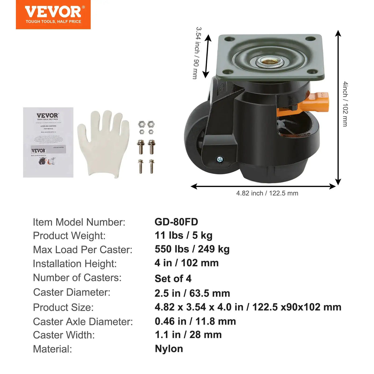SucceBuy Pcs Leveling Casters — product image 7