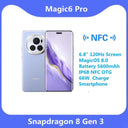 Google Arrival Honor Magic 6 Pro 6.8" 120Hz Snapdragon 8 Gen 3 Smartphone