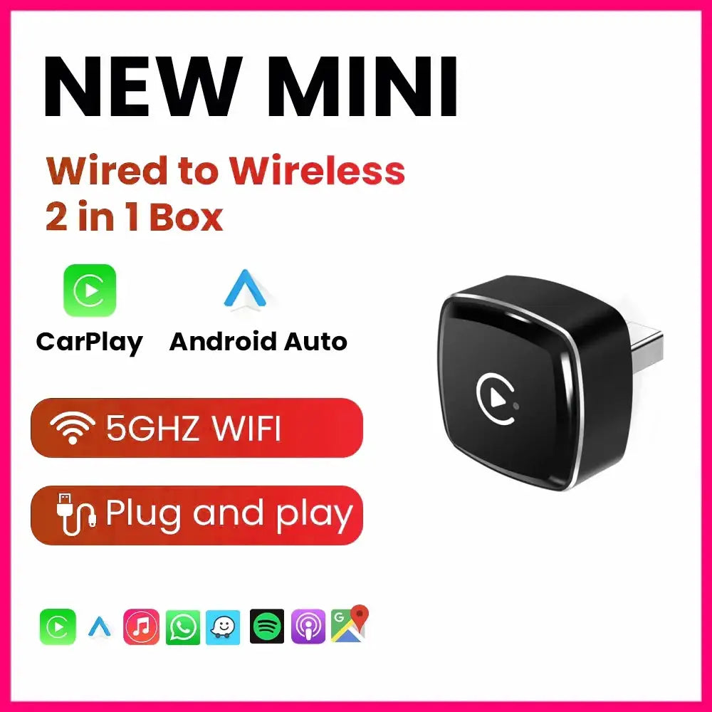 Anyfar Wireless Adapter - Carplay Android Auto -  product image