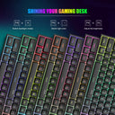 Mini Gaming Keyboard - Rgb Backlit Space Saver