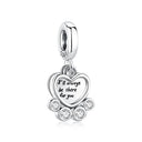 Sterling Silver Charm Love Pets