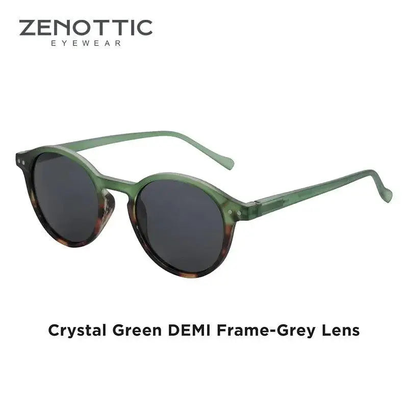 Vintage Circular Polarized Sunglasses for Men and Women