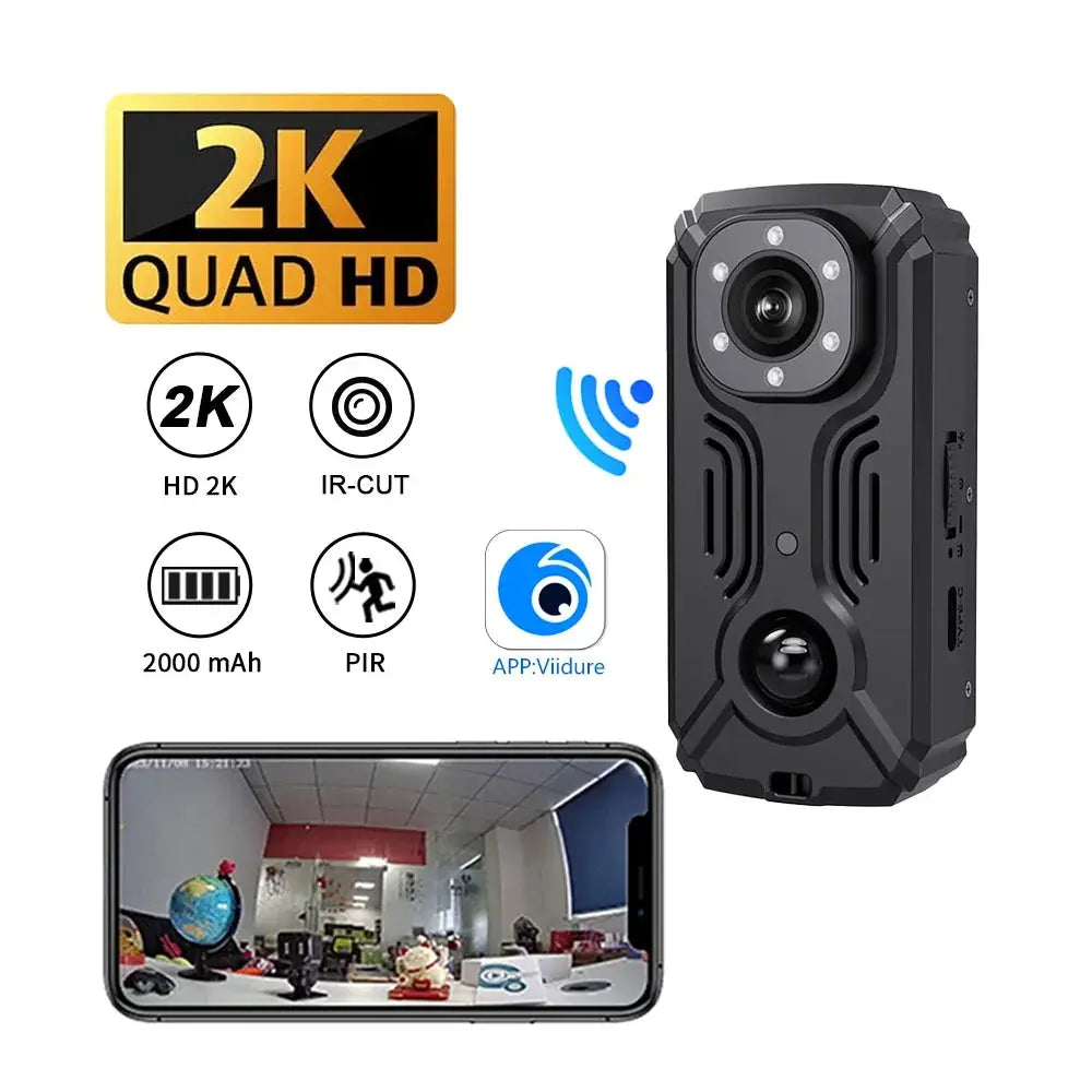 MD31 Mini PIR Video Body Camera Back Clip Photography DV Smart Camera HD 1080P Recorder Motion Activated Small For Car Nanny Cam by stepyours.com