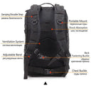 Rugged 50L Tactical Backpack for Hiking