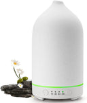 Ceramic Air Humidifier Aroma Diffuser Aromatherapy Cool Mist Ultrasonic Essential Oil  Diffuser With 7 LED Humidifier