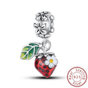 Charm Sterling Silver Luminous Firefly
