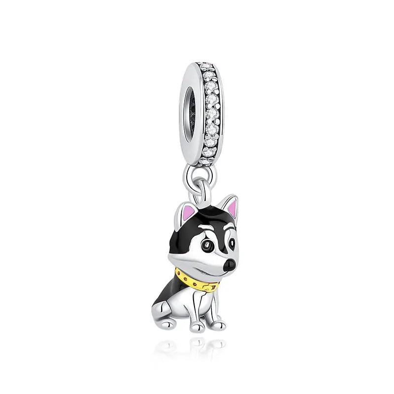 Sterling Silver Charm Love Pets