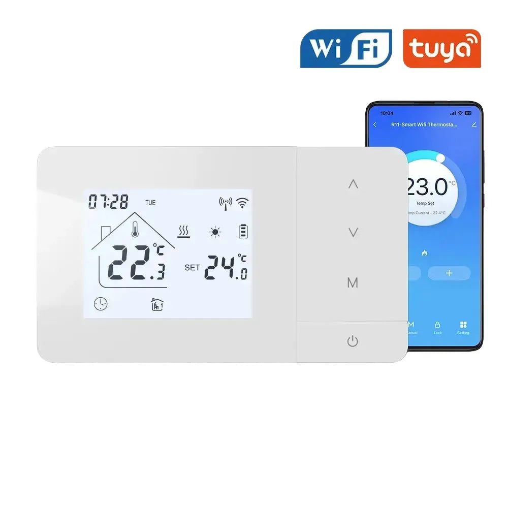 Beok Smart Thermostat - Battery Powered Heating — product view 1