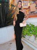 Elegant Evening Gown for Halter Neck