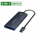 6 In 1 USB C Universal Memory Card Reader